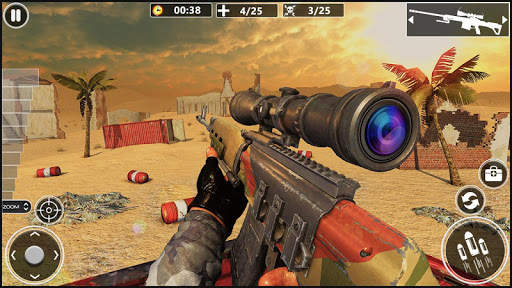 Desert Sniper Shooting - Free Shooting Games : FPS screenshot 1