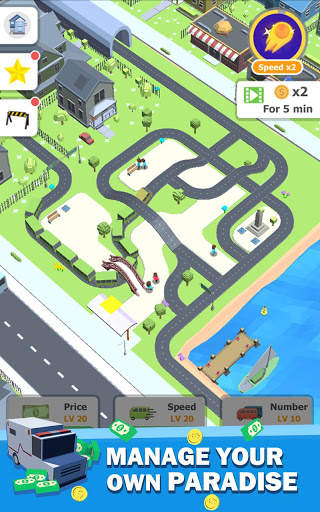 Car Crossing - Idle Tycoon स्क्रीनशॉट 1
