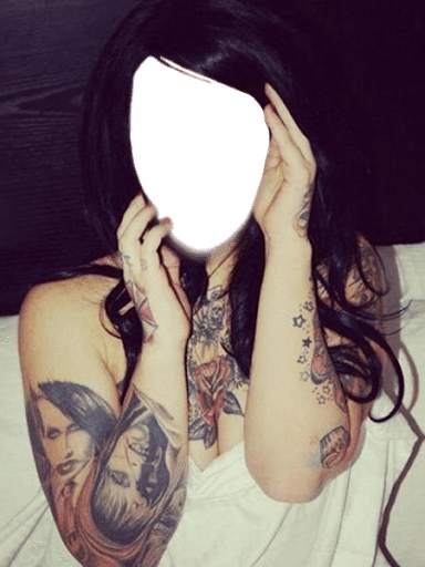Women Tattoo Face Montage 3 تصوير الشاشة