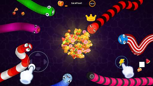 Ular vs Cacing: menyeronokkan screenshot 4