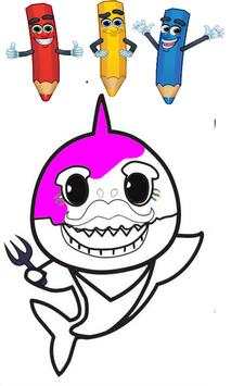 Coloring Baby Shark For kids screenshot 2