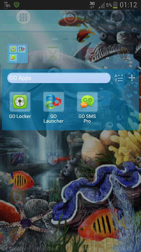 Sea Fish Theme GO Launcher screenshot 5