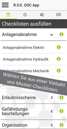 R.O.E. DOC App screenshot 1