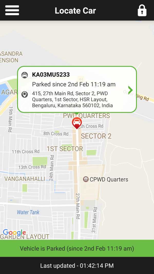 SafeKar-Personal Car Tracking screenshot 3