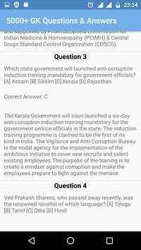 5000  GK Questions & Answers screenshot 5