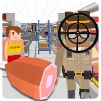 Shop Battle Hit the target with a projectile logo