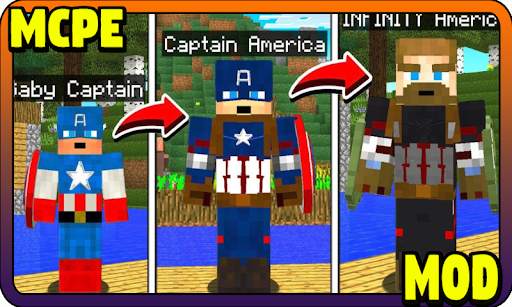 Captain Addon America MCPE - Minecraft Mod screenshot 2