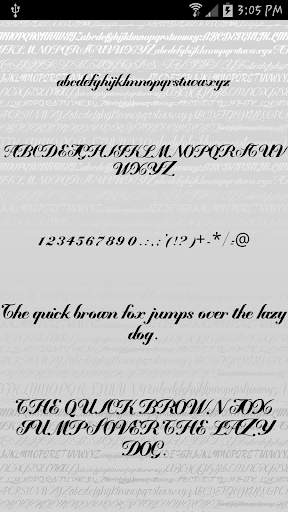 Fonts - Kiss for FlipFont Free screenshot 1