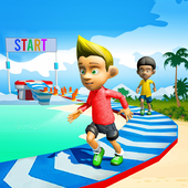 Kids Run Race Fun 3D icon