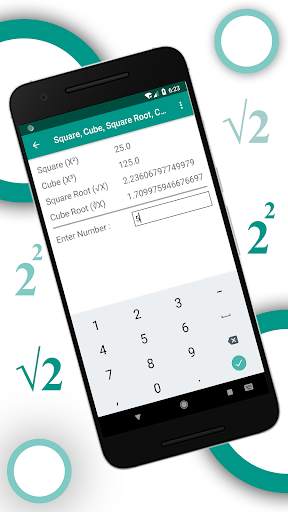 Square, Cube, Square Root, Cube Root & Calculator скриншот 6