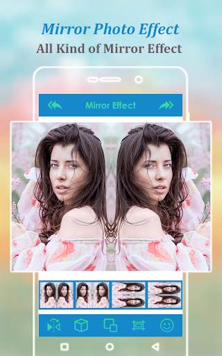 Magic Mirror Photo Effect Collage Maker editor screenshot 2