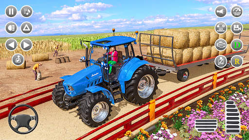Farming Games Tractor Driving screenshot 4