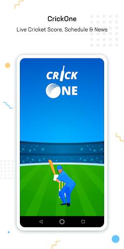 CrickOne - Live Cricket Score, Schedule & News screenshot 1