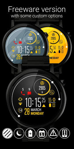 Watch Face Asymmetry Lite screenshot 1