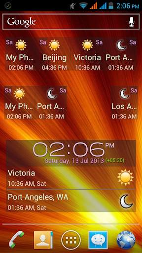 Digital World Clock Widget screenshot 6