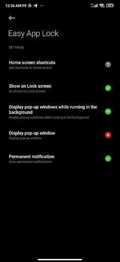 Easy App Lock 6 تصوير الشاشة