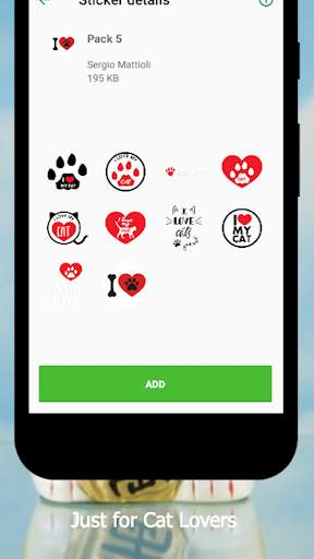 Stickers de Gatos para WhatsApp (WAStickerApps) screenshot 8