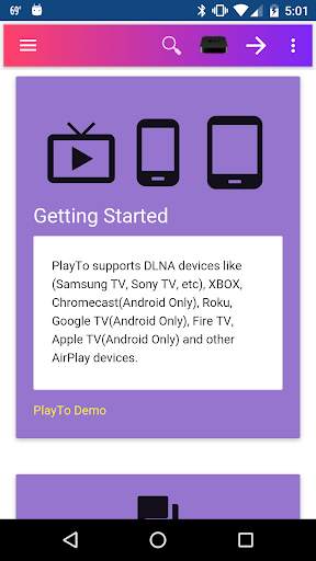 PlayTo Sony TV screenshot 1
