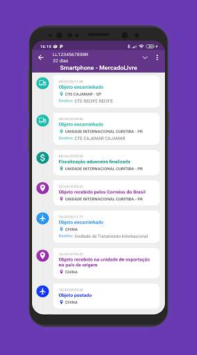 Encomendas Rastreio Correio screenshot 3