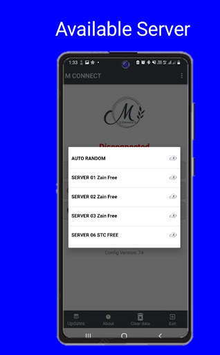 M CONNECT VPN screenshot 1