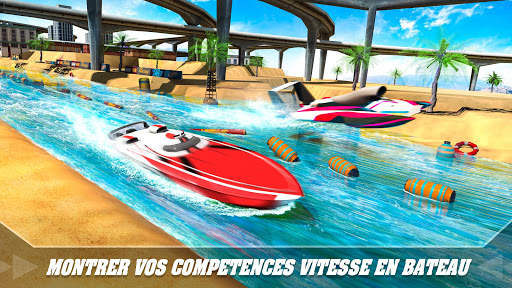 Eau pour bateaux Speed ​​Racing Simulator screenshot 2