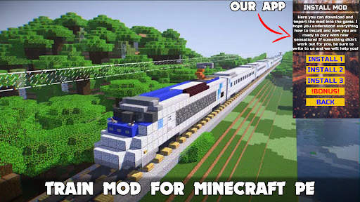 Train Vehicles in Minecraft PE screenshot 4