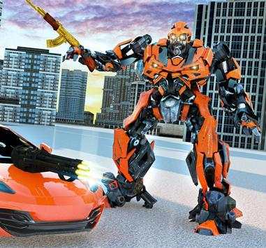 Car Robot Transformer vs War Robot simulator 2019 screenshot 7