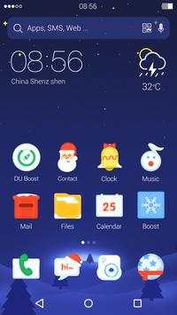 Christmas: DU Launcher Theme screenshot 1