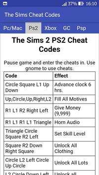 The Sims Cheats screenshot 4