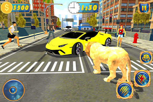 Angry Lion City Attack Simulator 2019 скриншот 9