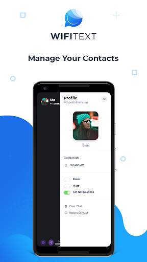 WiFi Text - Send & Receive SMS Text Messages   MMS screenshot 4