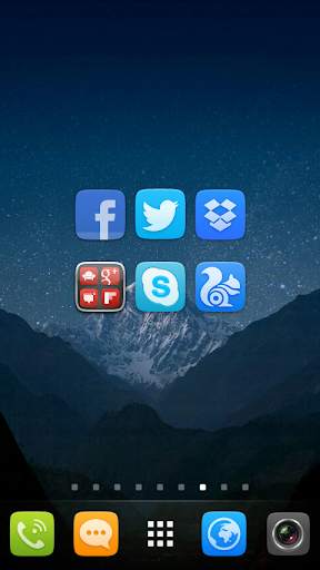 GO Launcher EX UI5.0 theme screenshot 4