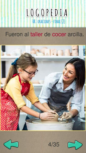 Logopedia 3 : ejercicios de articulación, español скриншот 5
