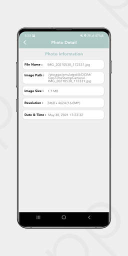 Location Timestamp Camera screenshot 6