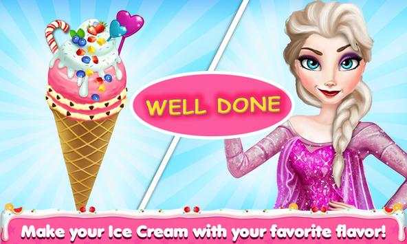 Ice Queen Making Ice Cream-Cooking Game screenshot 4