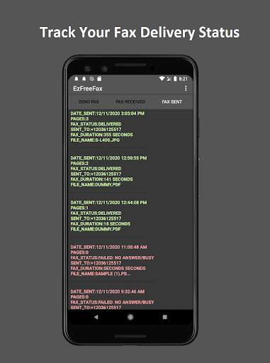 EzFreeFax - Send And Receive Fax On Your Phone screenshot 4