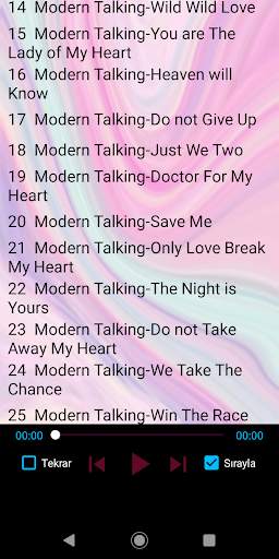 Modern Talking 25 Greatest Songs Offline screenshot 2