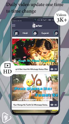 Safar  - Whatsapp Status Videos & Downloader App screenshot 3
