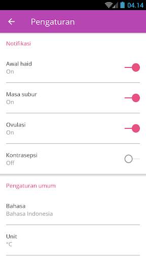 Ovu – Kalender Haid gratis screenshot 3