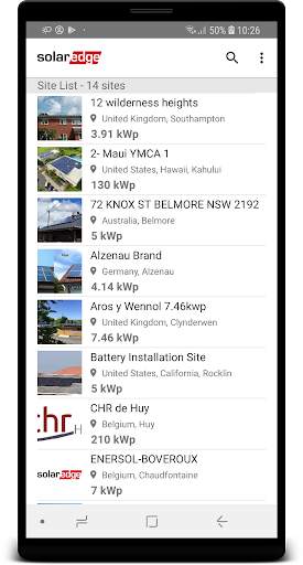 SolarEdge Monitoring screenshot 1
