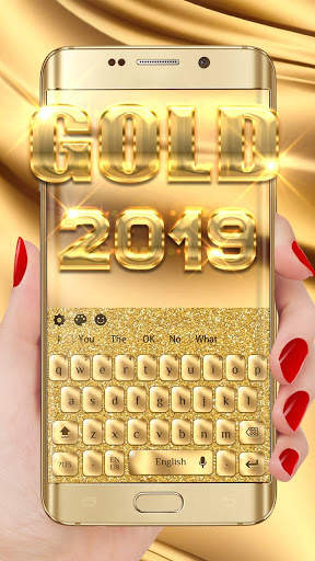 Gold 2019 Keyboard स्क्रीनशॉट 1