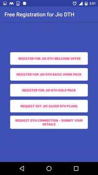 Free Registration for Jio DTH Prank screenshot 1