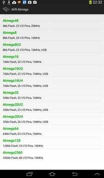 AVR Atmega Database screenshot 15