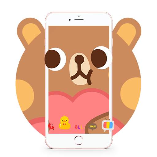Cartoon Bear Face Emoji Theme🐻 1.1.5