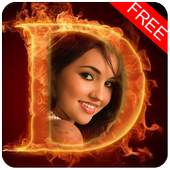 Fire Text Photo Frame : Stickers and Text 1.0.4
