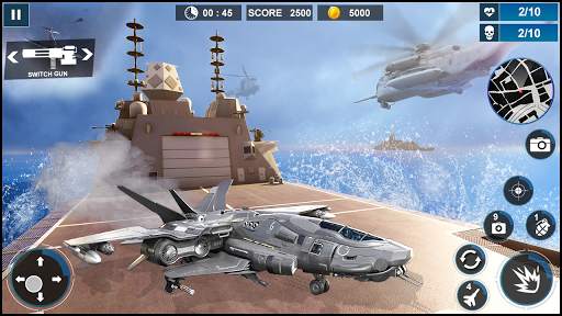 Gunner Fire Strike - Navy War Commando Shoot Games screenshot 3