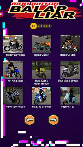 Mod Motor Balap Liar screenshot 5