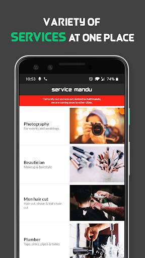 ServiceMandu : Home Services App screenshot 1