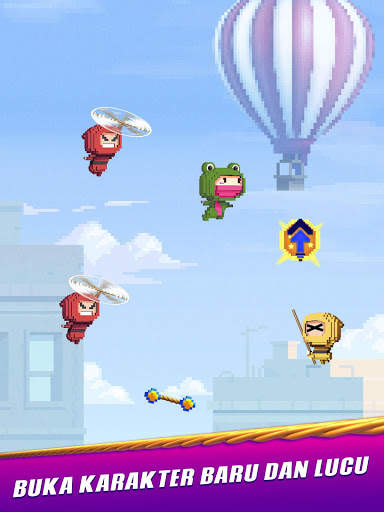 Ninja Up! - Endless arcade jumping screenshot 9