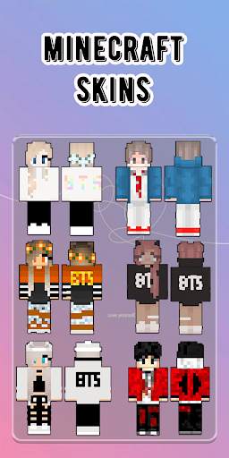 BTS Minecraft Skins screenshot 1